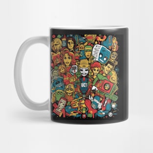 Comic Collage Mug